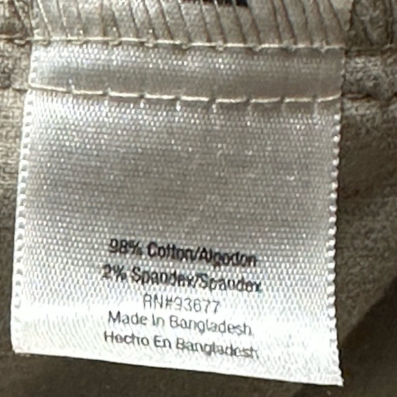 St John’s Bay Tan Corduroy 3 button Jacket with 2 open top pockets size L - Picture 8 of 8